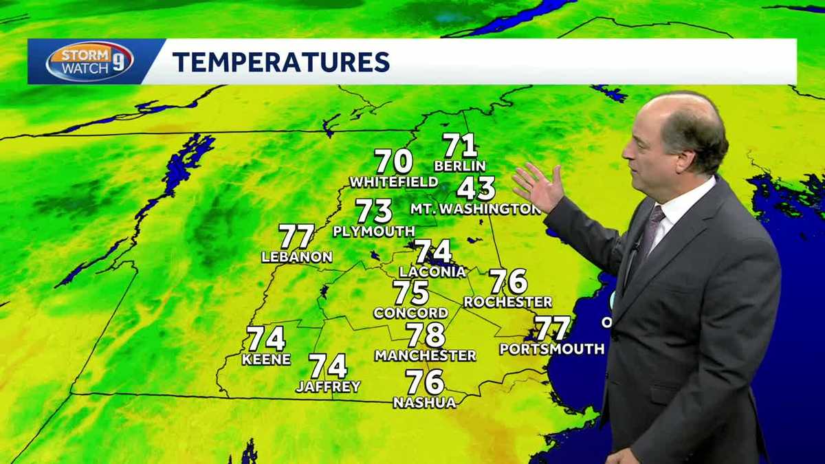  Another warm day ahead in New Hampshire
