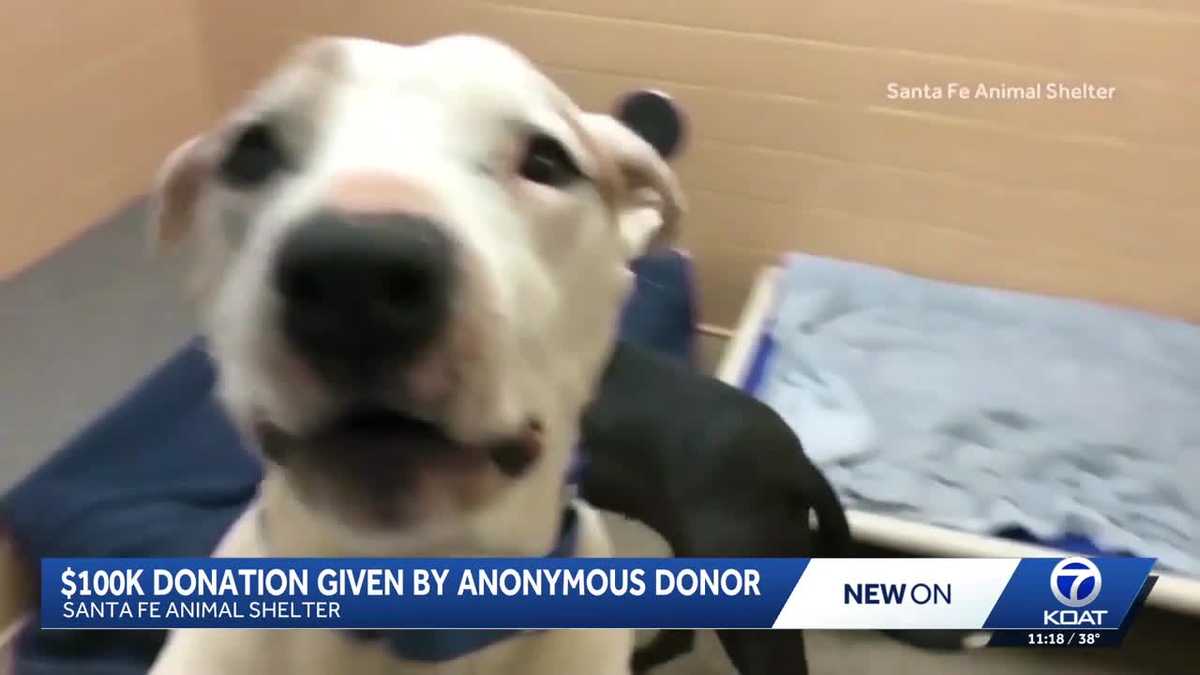 Santa Fe animal shelter receives anonymous $100K donation