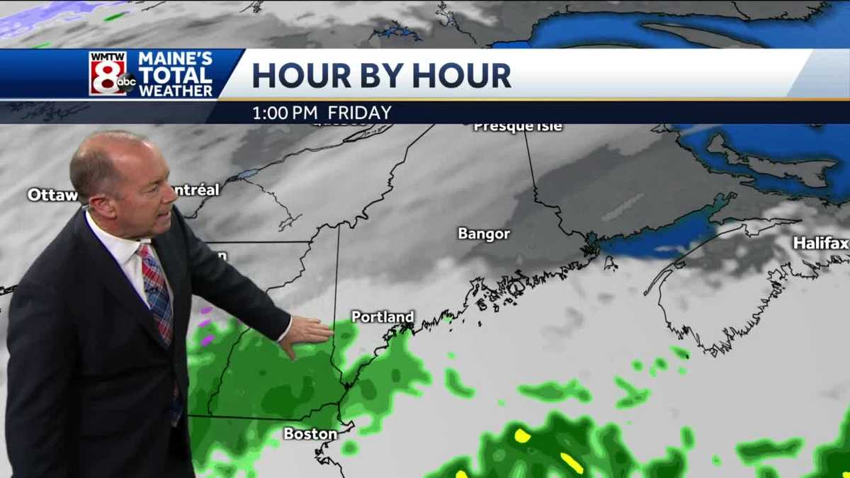 Another round of showers on the way Friday.