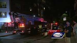 Crews have Manchester high-rise fire contained