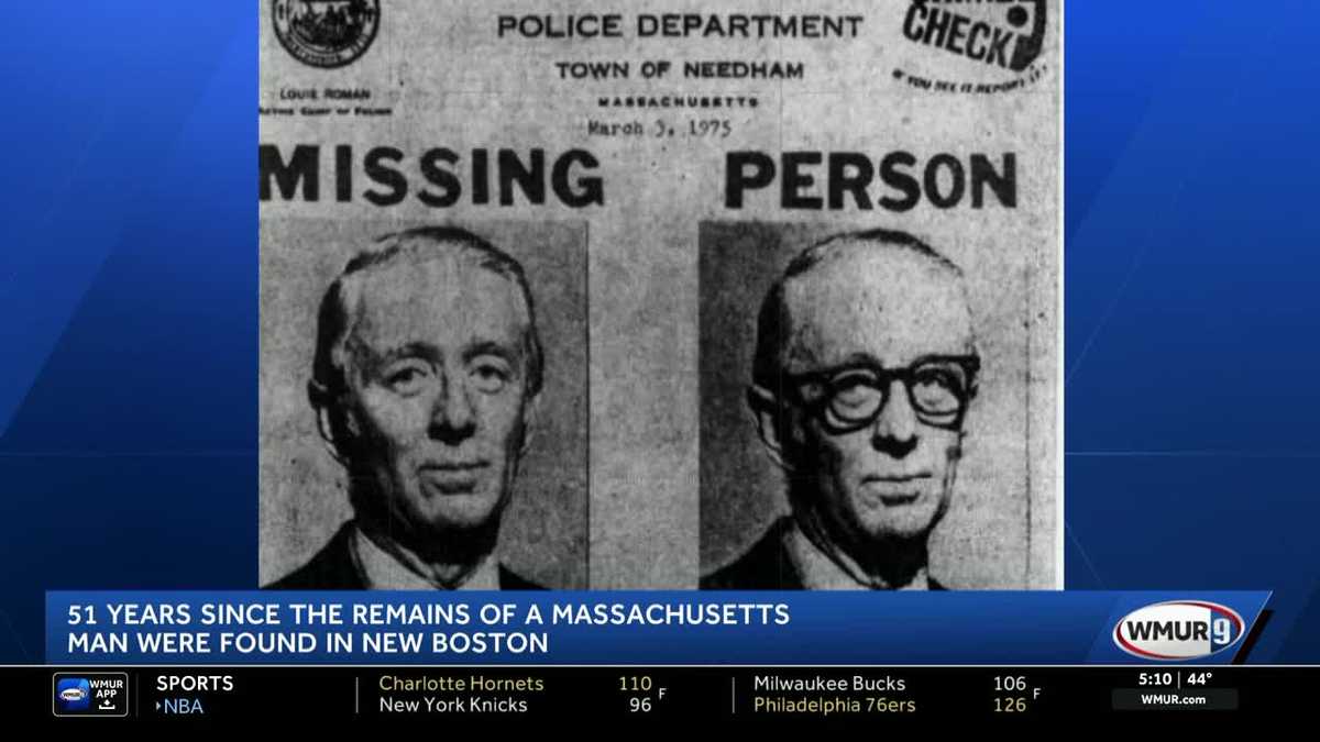 Cold Case: 51 years since remains of MA man found in NH town
