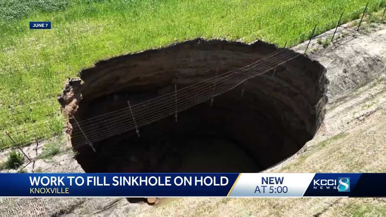 Knoxville sinkhole cause under investigation