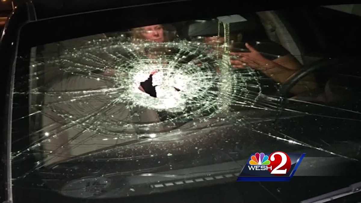 Brick thrown from Apopka overpass hits windshield