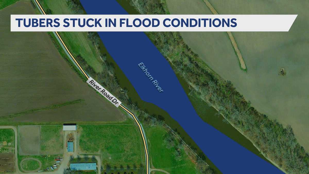 One person injured after hundreds of tubers were stuck on Elkhorn River in flood conditions