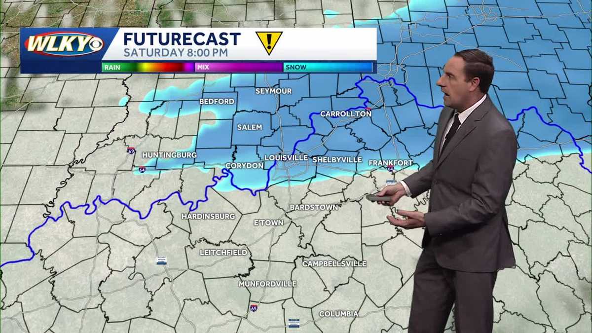 Another round of snow Saturday evening