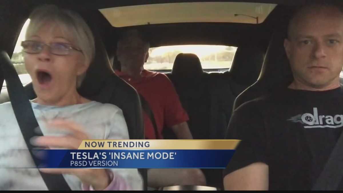 New Tesla car features 'insane mode'