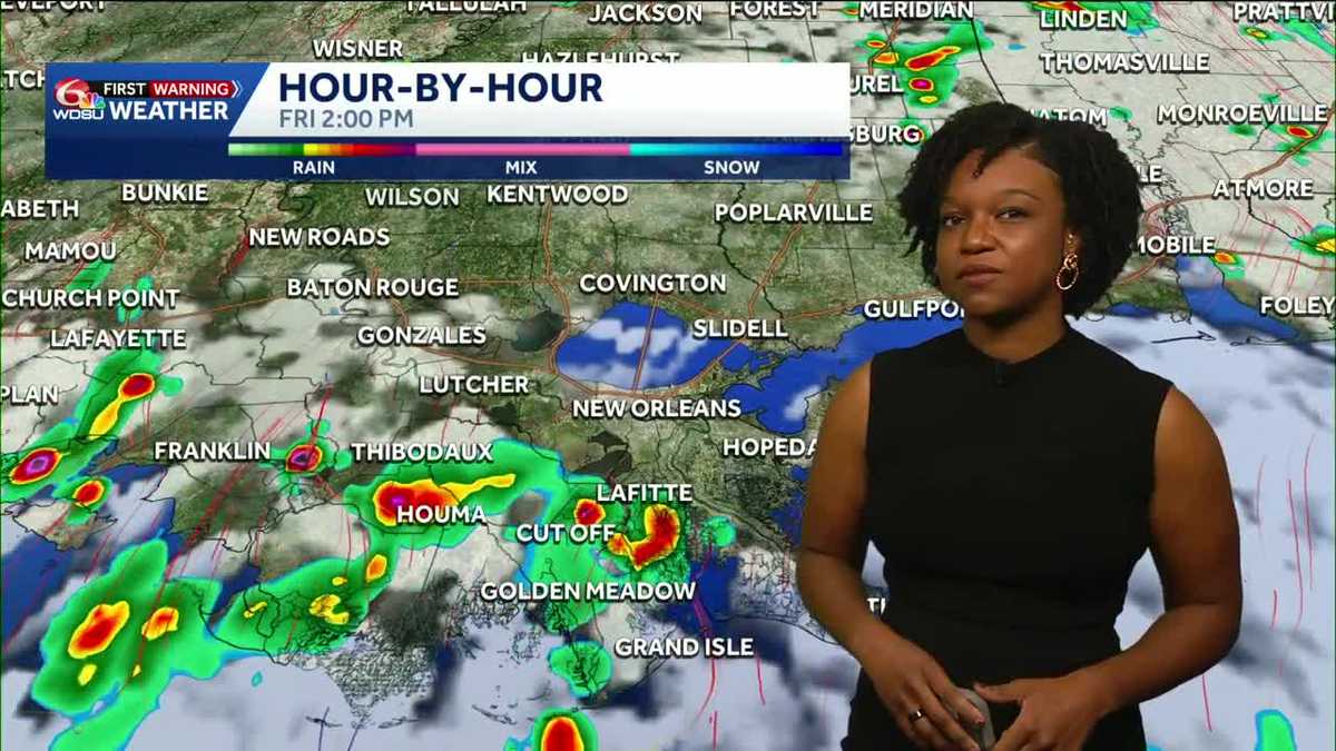 Impact Day: Heavy rain possible across Louisiana, Mississippi Friday and Saturday