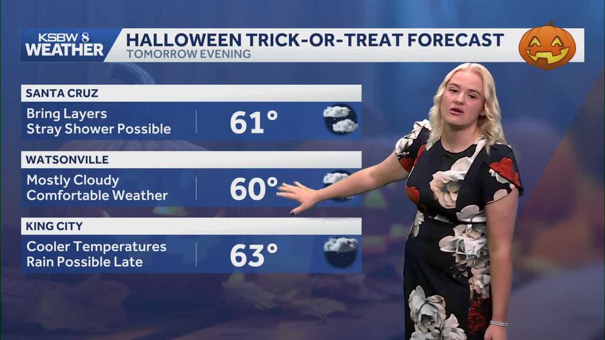 Showers could damp​en Halloween night as coastal flooding persists