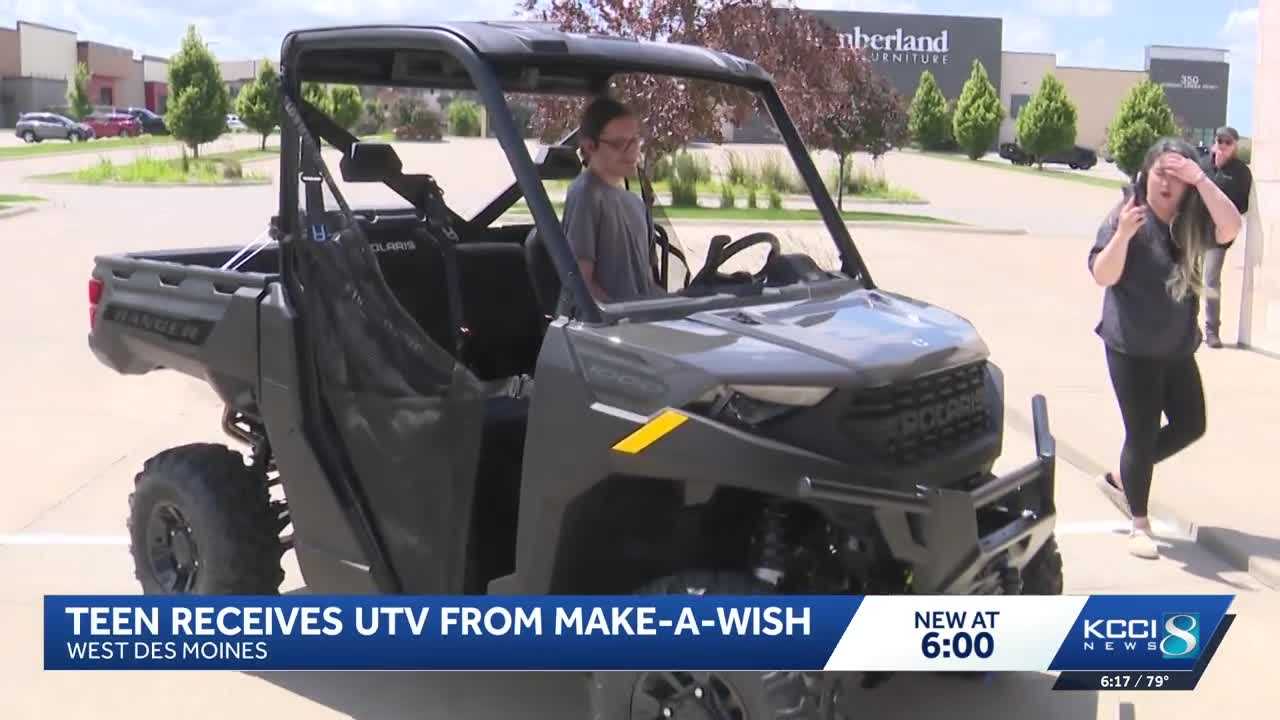 Make-A-Wish grants teen's UTV wish for outdoor adventures