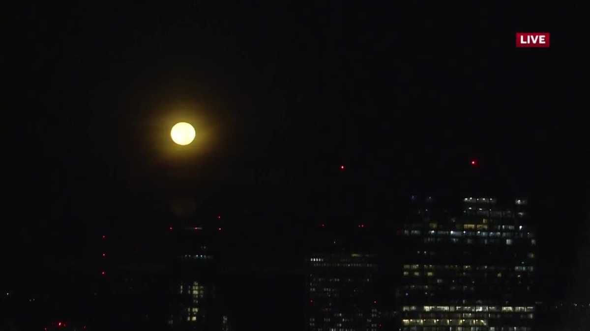 Full Harvest Moon on Friday the 13th