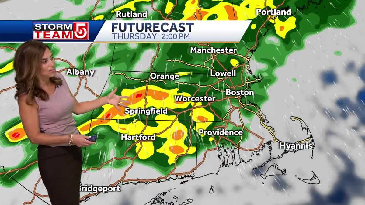 Video: Cloudy, cool before rain moves in tomorrow