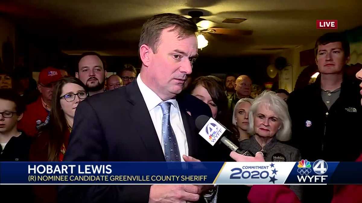 Hobart Lewis declared winner in GOP runoff in Greenville County sheriff ...