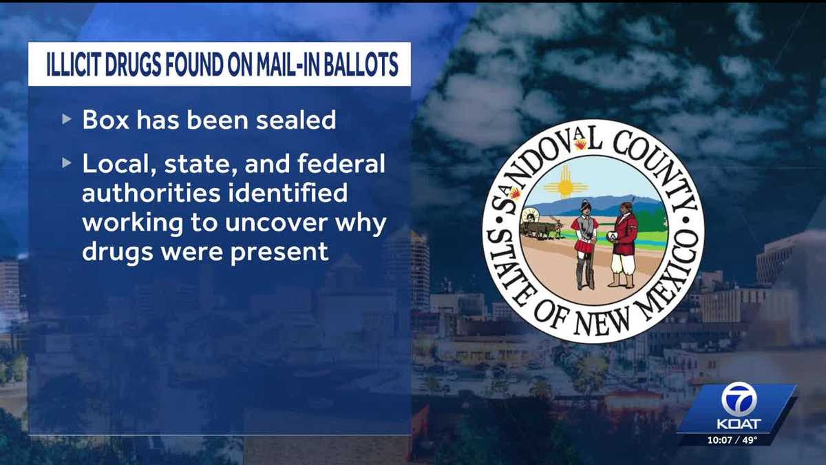 Authorities discover illicit drugs in Sandoval County election mail - KOAT
