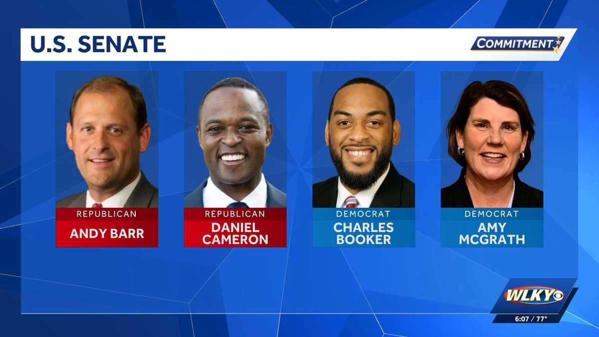 Kentucky US Senate candidates launch last-minute campaign efforts as primary nears
