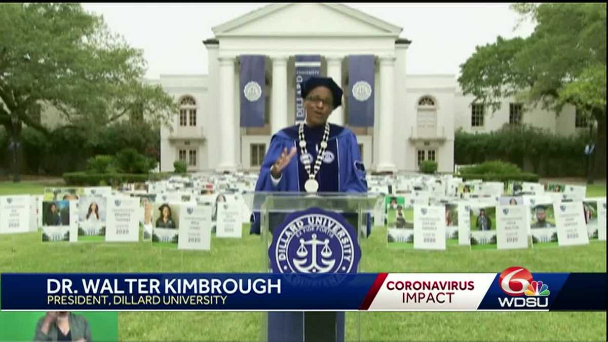 Check it out Dillard University livestreams graduation ceremony for