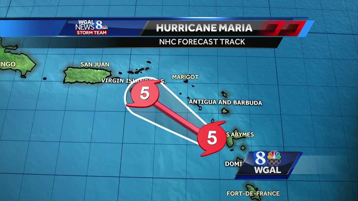 Maria takes aim at Puerto Rico; Check the latest track