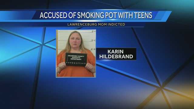 Mom accused of smoking pot with daughter's friends