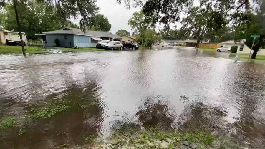 Flooding after hurricane