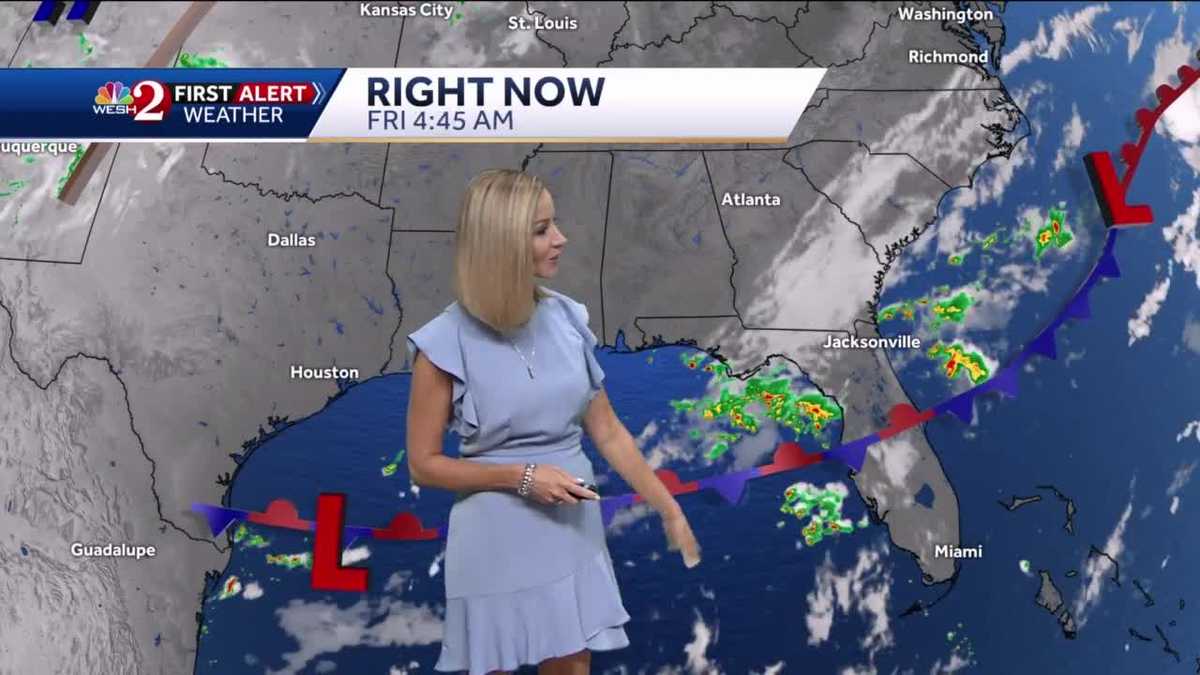 Showers and storms Friday in Central Florida