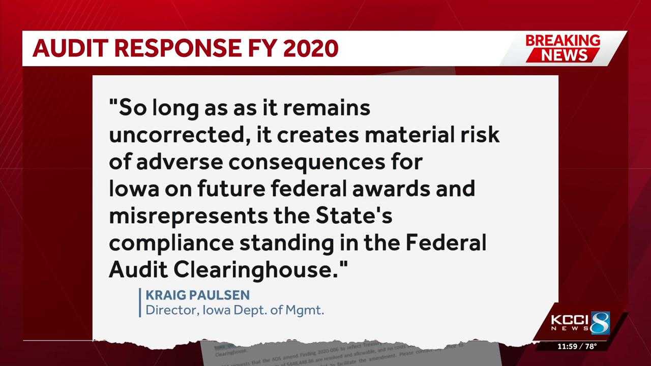 State seeks correction to 2020 audit after Treasury review of COVID relief spending