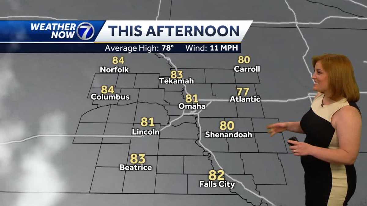 Isolated thundershowers Thursday, staying warm