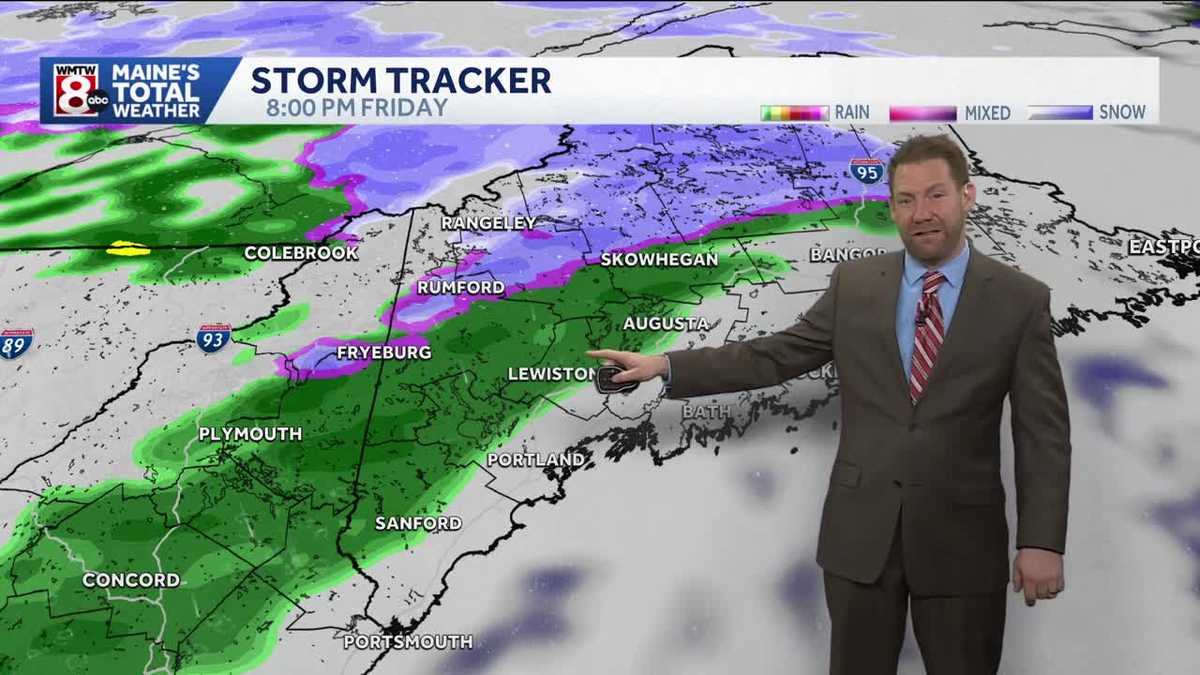 Light rain moves in tonight