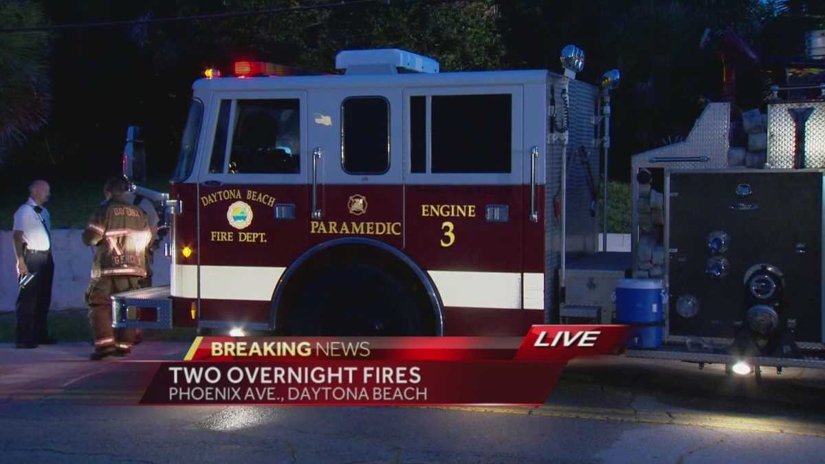 Fire officials 2 house fires in Daytona Beach, 1 suspicious