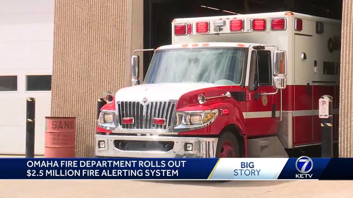 Omaha Fire Department rolls out 2,5 million fire alerting system