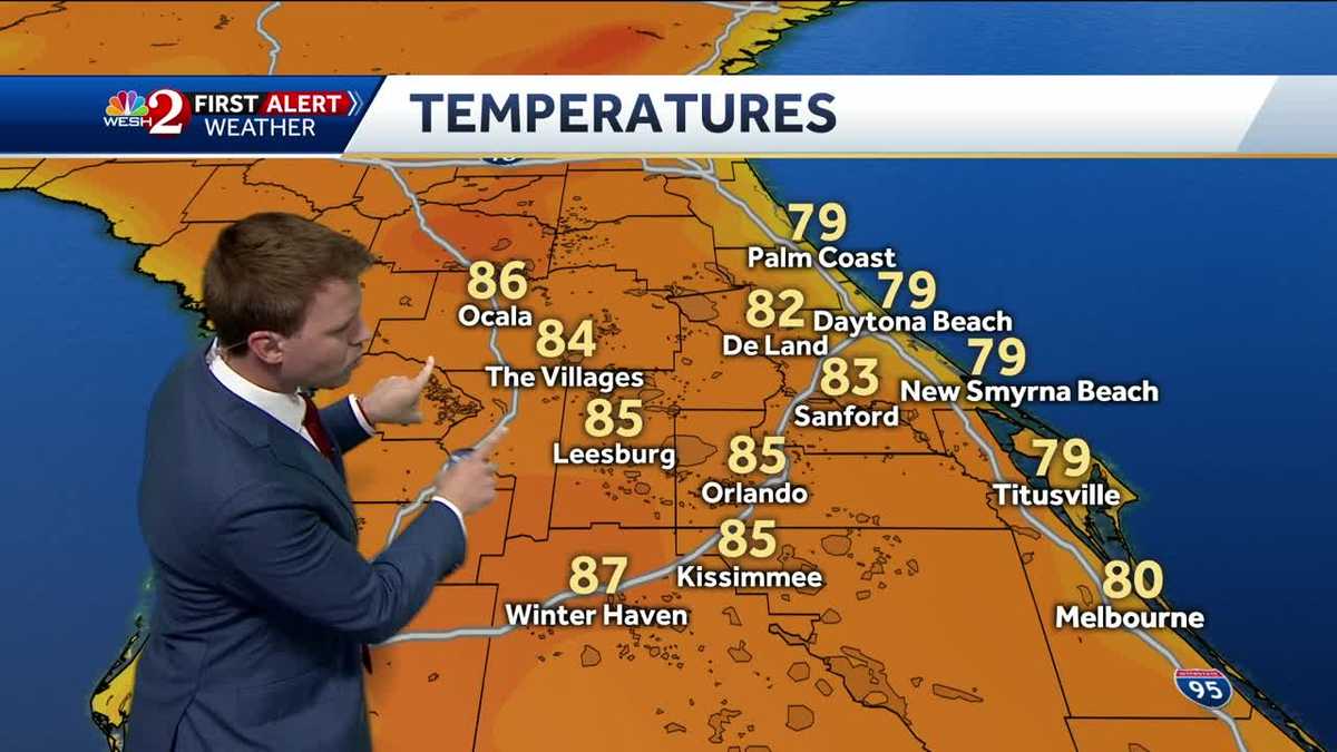 Another Warm Spring Day For Central Florida