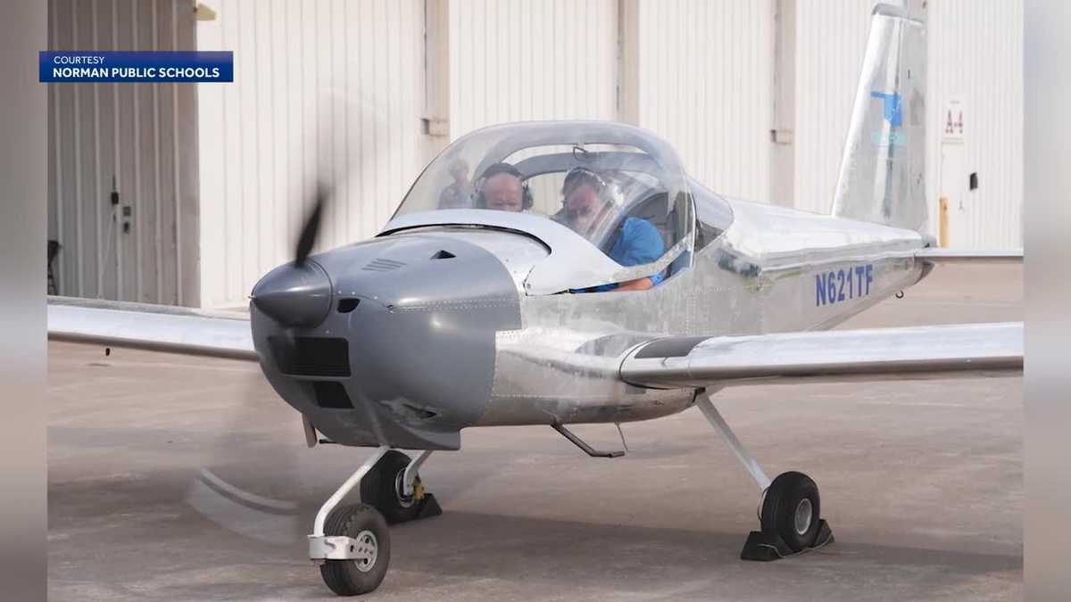 Norman high school students build airplane through hands-on aviation program