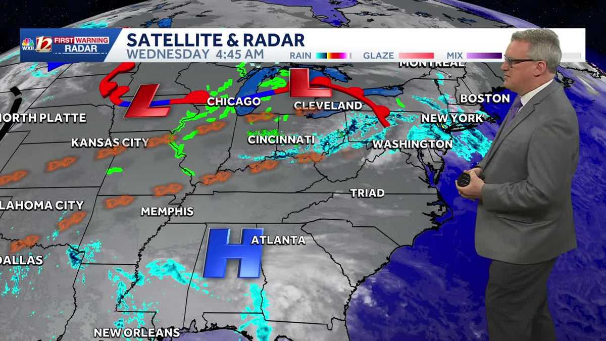 Warmer North Carolina winds raise Triad temperatures this week