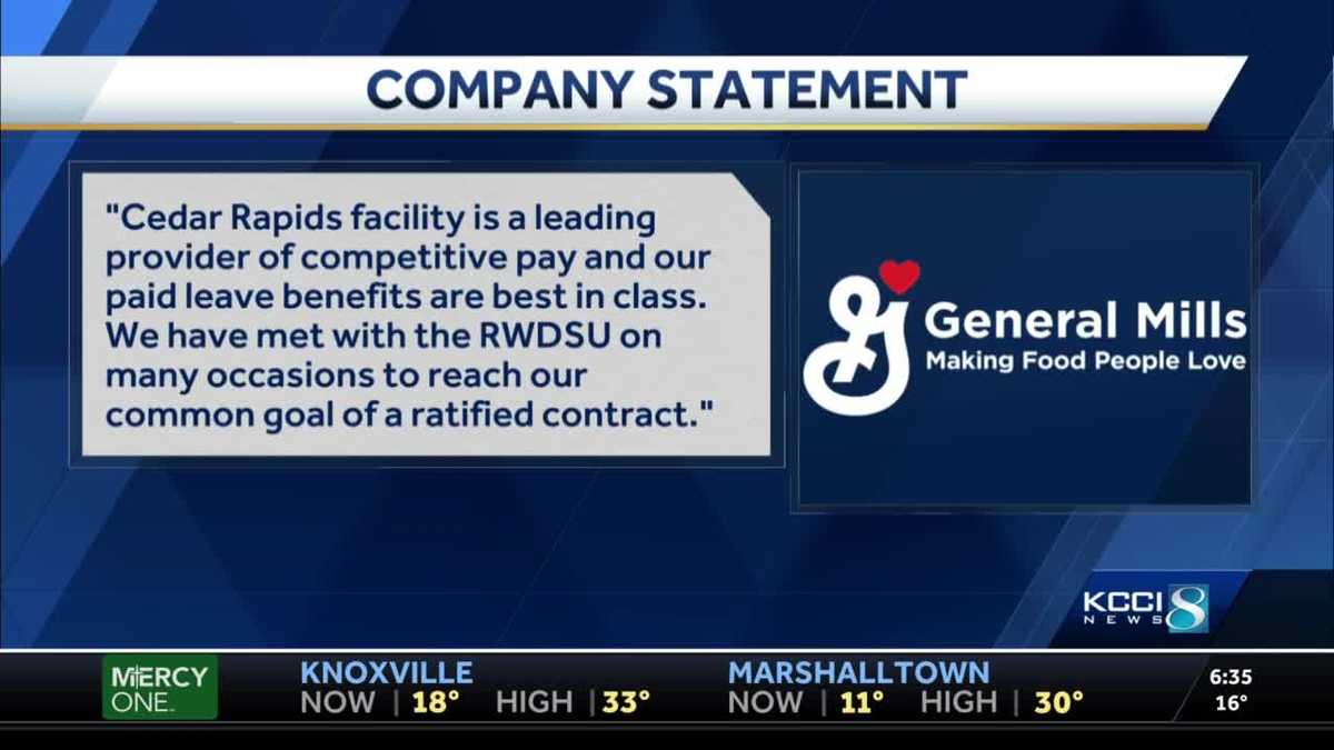 Iowa union officials reject latest General Mills offer