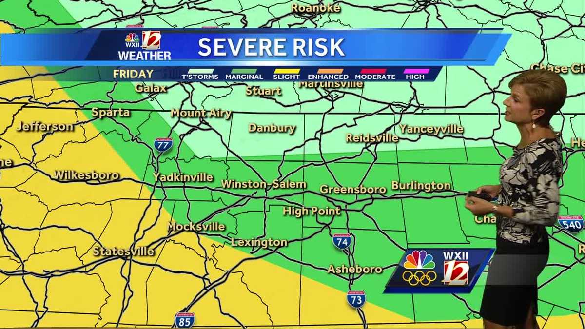 WATCH: Lanie's forecast, heavy rain and risk of severe storms