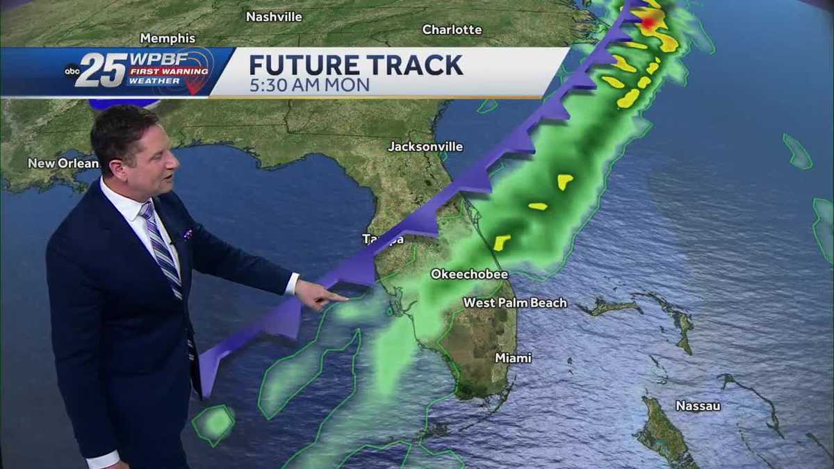 Near records and chances for rain in South Florida