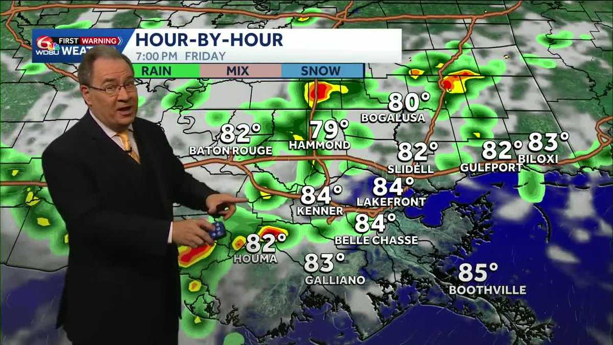 Saturday looks to be the wettest weekend day