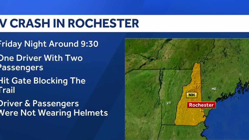 3 people from Maine are seriously injured after an ATV crash in Rochester