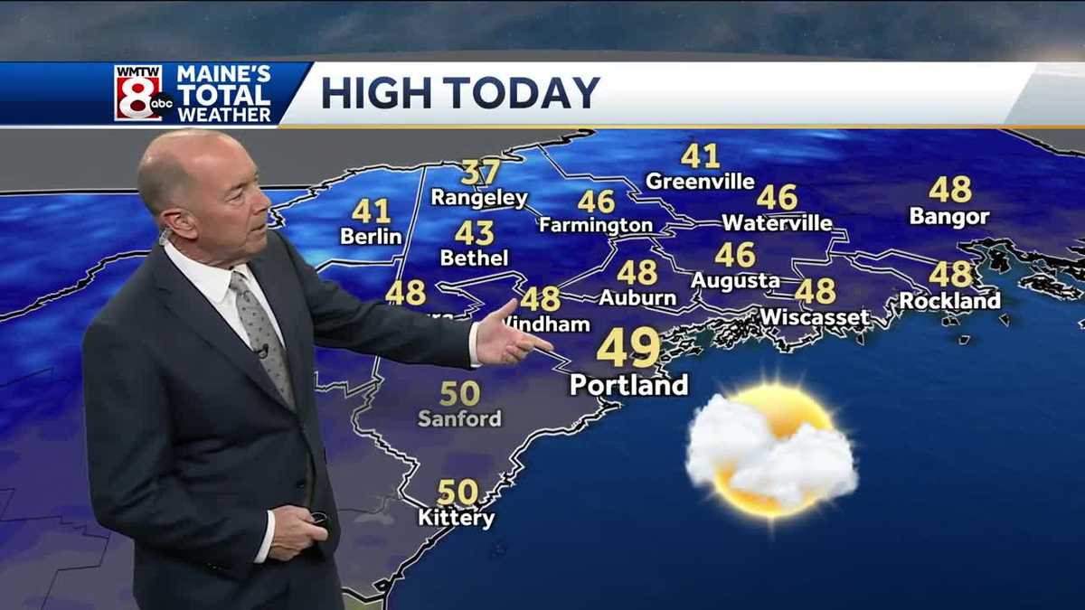 A look at how much colder the weekend will be