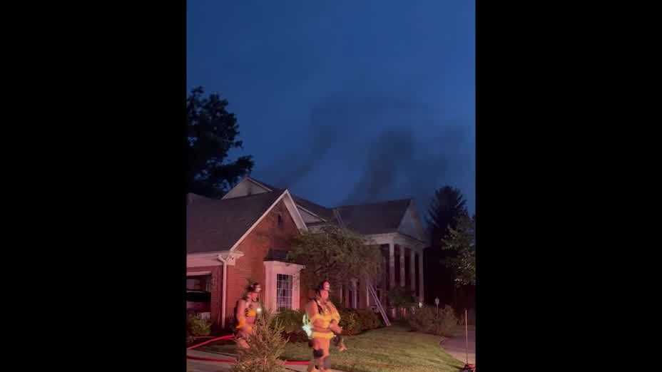 Family of three escaped burning home in Prospect