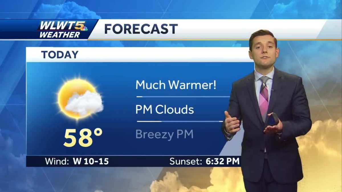 Warm for your Sunday but rain moves in to start the work week