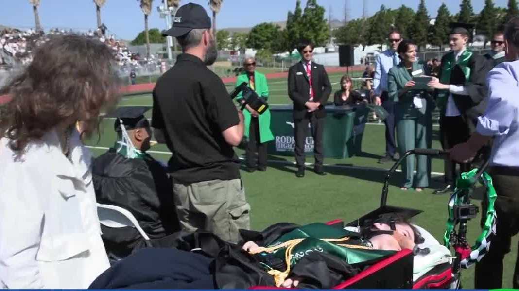 Fairfield student with rare disease graduates high school while using telepresence robot