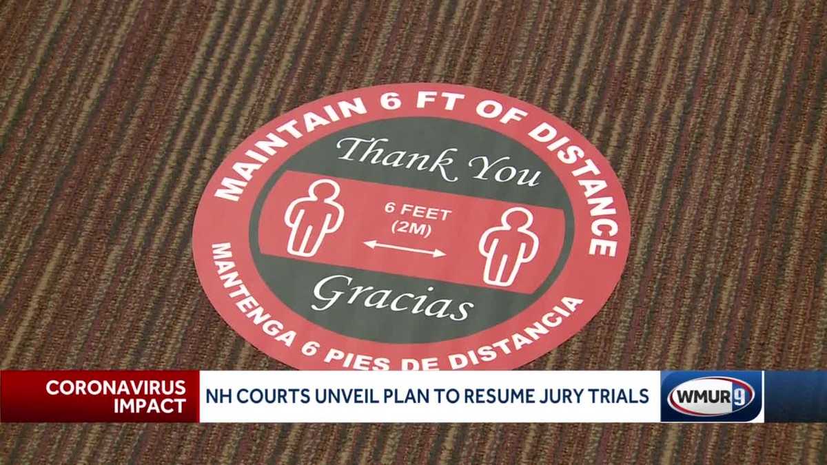 New Hampshire courts unveil plan to resume jury trials