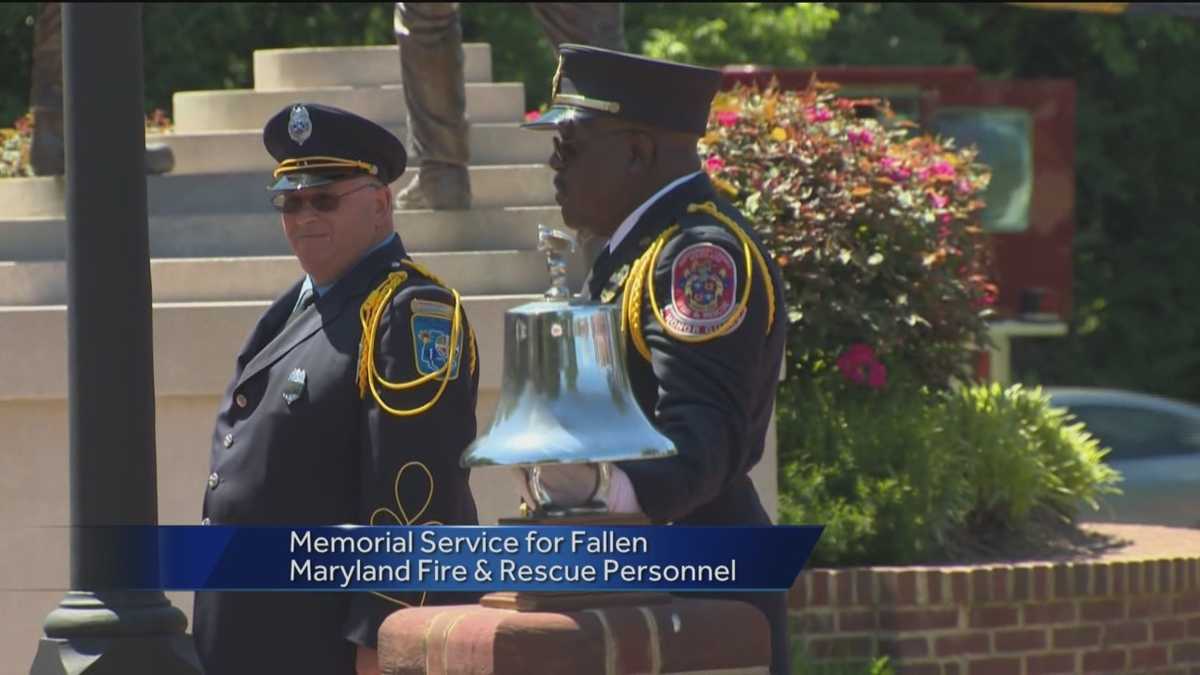 Service held for fallen fire, rescue personnel