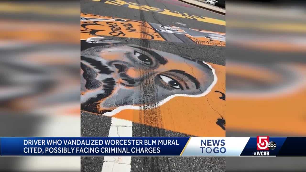 Man Accused Of Vandalizing BLM Mural With Truck