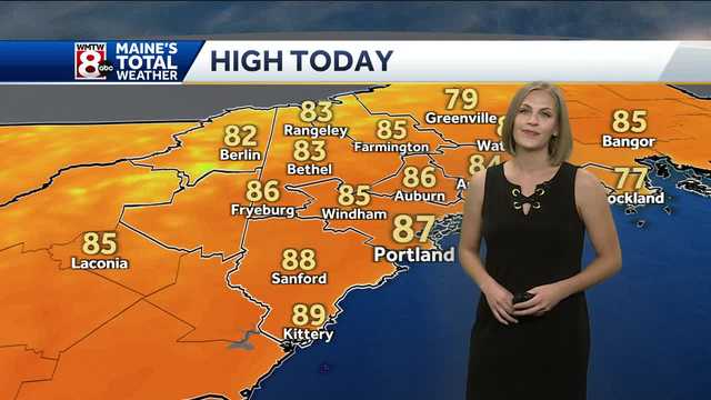 Hot & more humid today, rain expected overnight