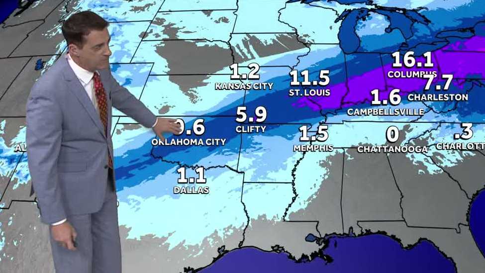미국 결빙 폭풍 관련 이미지