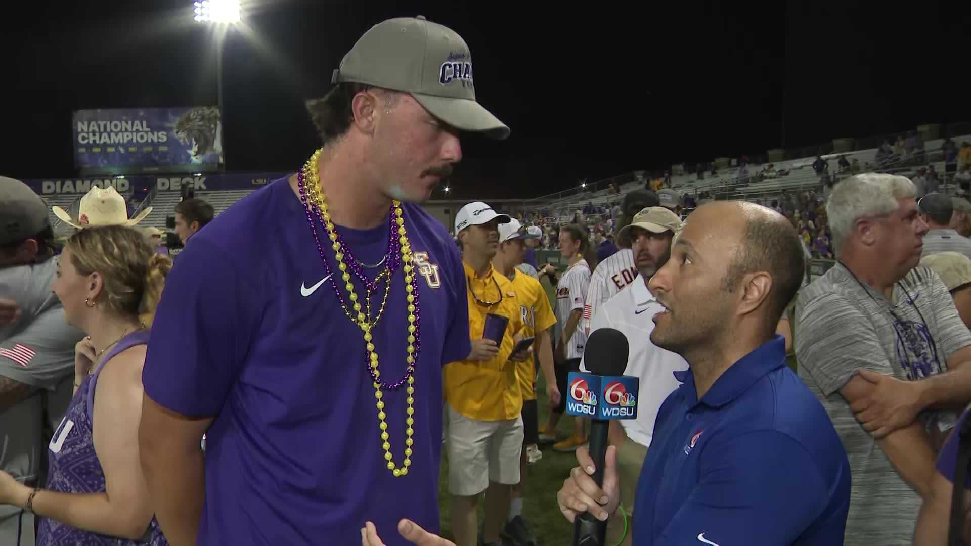 LSU College World Series Sharief Ishaq Paul Skenes - Vimarsana News