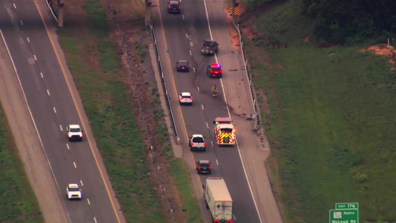 Crash causing significant backup on eastbound I-40 near McLoud