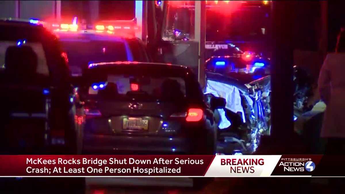 McKees Rocks Bridge shut down in both directions after multivehicle crash