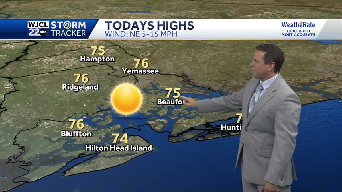 Beautiful fall weather this weekend and pleasantly warm