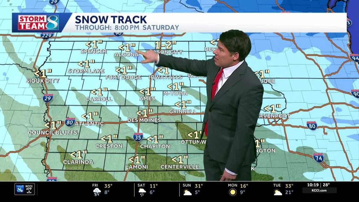 Des Moines weather: High winds, snow, and bitter cold return Friday